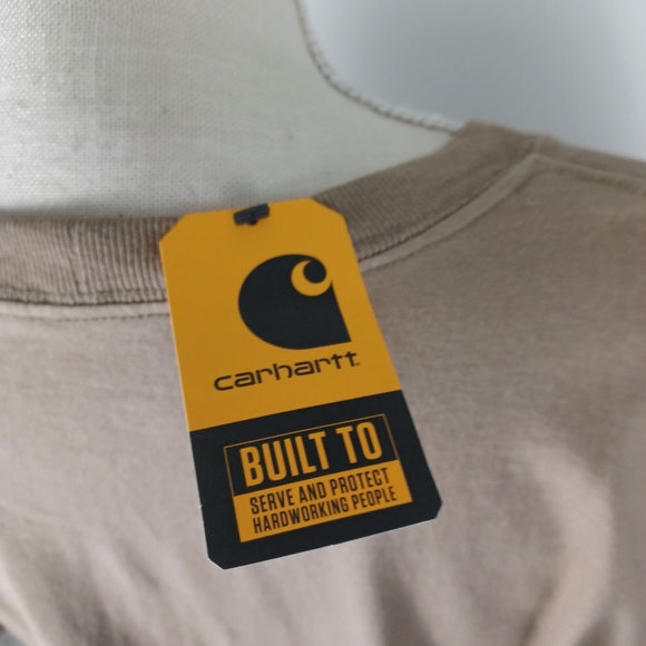 Carhartt Loose Fit Pocket Tee NEW Mens Medium Beige -Heavyweight -Short Sleeve - Picture 9 of 15